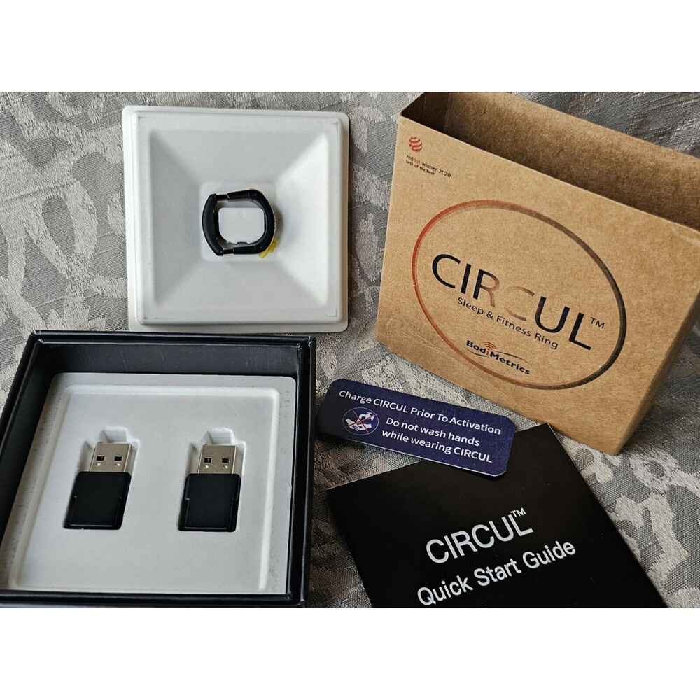 BodiMetrics Circul Sleep and Fitness Ring  Continous SpO2  Size S/M